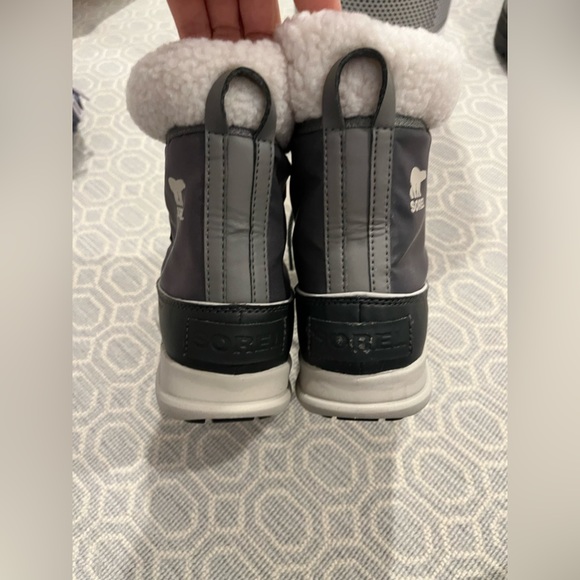 SOREL- Explorer Carnival Waterproof Boot with Faux Fur Collar - Picture 4 of 5